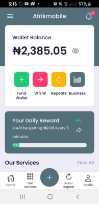 Afrikmobile screenshot 1